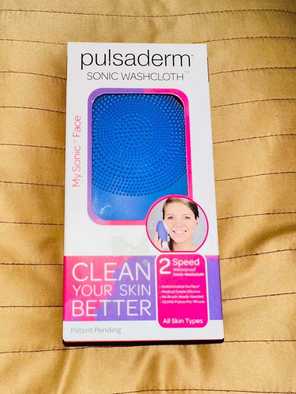 Sonic Washcloth Facial Cleansing Tool - Blue